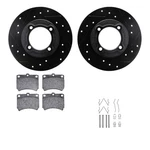 Ford Festiva 88-93 Drilled & Slotted Front Brake Kit Optimum Pads New. Price: $250.17.