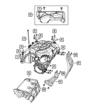 Genuine Mopar Engine Pad Rear Upper 4627239AB New. Price: $30.13.
