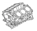 Oem New Nissan Murano/parhfinder 11000-9HP0B Bare Cylinder Block. Price: $424.95.