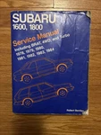 Subaru 1600 1800 Service Manual Brat 4WD Turbo 1978-1984 Used. Price: $74.95.