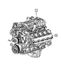 Genuine Mopar Long Block Engine 68450912AA New. Price: $6315.00.