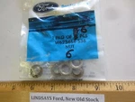 Pcs Ford Taurus & Mercury Sable "nut" (washer-retaining) W623464-S36 AX4N Nos New. Price: $15.95.