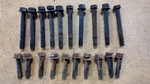 Lincoln 317 Cylinder Head Bolts Y-block 1952 1954 Used. Price: $75.00.