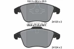 Textar 2412301 Brake Pad Set, Disc For, Ford, Australia, Usa, Country Neu. Price: $57.57.