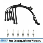 Ngk Engine Spark Plugs & Trq Ignition Wire Set Kit For Nissan Suv Truck New. Price: $74.95.