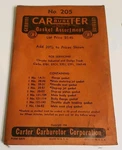 Nos 1947-49 Chysler & Dodge Truck Carter Carburetor Rebuild Kit # 205 E7B1 E7C1+ New. Price: $14.50.