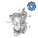 New Oem Mopar Multiair Turbo Long Block Engine For 2018 Fiat 500 68418776AA 1.4L. Price: $4784.96.