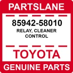 85942-58010 Toyota Oem Genuine Relay, Cleaner Control New. Price: $86.33.