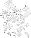 Genuine Nissan Cylinder Block 11000-JF0HA New. Price: $8724.66.