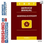 1997 Chrysler Sebring, Avenger Factory Shop Service Manual New. Price: $51.50.