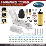 Aluminum Engine Oil Cooler Filter Housing Fits 11-16 Dodge Jeep Chrysler RAM3.6L New. Price: $59.99.