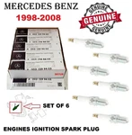 Mercedes Spark Plug Set Of For C,cl,clk,cls,e,g,ml,r,s,sl 112 V6 Eng. Genuine New. Price: $103.33.