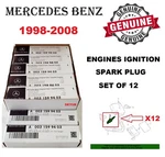 Mercedes Spark Plug Set Of For C,cl,clk,cls,e,g,ml,r,s,sl 112 V6 Eng. Genuine New. Price: $283.33.