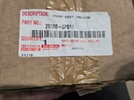 Toyota 29300-0P011 Vacuum Pump 293000P011 29300-0P010 Camry Highlander Oe New. Price: $225.00.