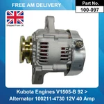 Kubota Aftermarket Alternator For D1105 Engines 100211-4730 New. Price: $118.60.