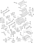Genuine Nissan Cylinder Block 11000-6GPH2 New. Price: $2786.76.
