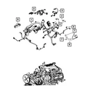 Genuine Mopar Engine Wiring 68274517AG. Price: $488.78.