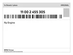 Genuine Bmw Rp Engine 11-00-2-455-305 New. Price: $14987.20.