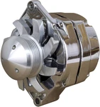 New Chrome 110A Style Alternator Compatible With Gm Billet 6-GROOVE Pulley And F. Price: $262.57.