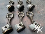 1982-1985 Toyota Supra Celica 5MGE Engine Motor Block Assembly Piston Rods Set Used. Price: $331.11.