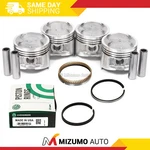 Pistons W/ Rings Fit 85-87 Toyota Corolla Gts MR2 1.6L 4AGELC New. Price: $169.95.