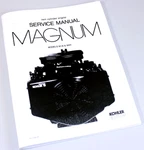 Kohler Magnum M18 M20 Twin Cylinder Gas Engine Service Repair Manual Shop Book Like. Price: $18.97.