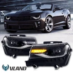 Vland Led Projector Headlights W/sequential For 2014-2015 Chevrolet Chevy Camaro New. Price: $359.99.