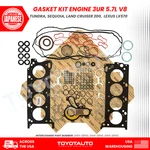 Toyota Engine Gasket Kit 3UR-FE 5.7 Tundra Sequoia LX570 Oem 04111-38143 New. Price: $329.00.