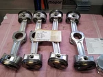 Big Block Mopar 548 Pistons And Aluminum Rods. Rb Indy Diamond Used. Price: $500.00.