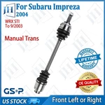 Oe Front Left / Right Cv Axle Shaft For 2004 Subaru Impreza Wrx Sti Manual Trans New. Price: $168.99.