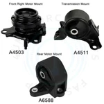 3PCS Engine Motor Trans Mount Auto For 2003-2005 Honda Civic 1.3L Hybrid New. Price: $32.89.