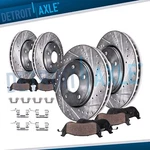 296MM Front & 292MM Rear Brake Rotors + Pads For 2003-2005 Nissan 350Z G35 New. Price: $179.94.