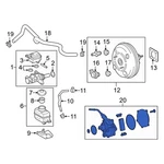 For Lexus ES350 2019-2025 2930031011 Power Brake Booster Vacuum Pump New. Price: $619.27.