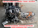 Jeep Grand Cherokee 4XE Hybrid 2.0L Engine + Transmission Mopar 68368847AG Used. Price: $4275.00.