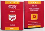 1997 Dodge Viper Dealer Service Shop Repair Manual Set V10 Coupe Roadster Orig Used. Price: $99.00.