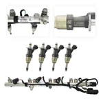 Gm Fuel Injection Assembly Rail Harness Injectors W/press Sens Left Side V8 New. Price: $228.80.