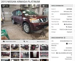 Used Engine Complete Assembly Fits: 2015 Nissan Armada 5.6L Vin 4TH Digit Flex. Price: $1639.90.