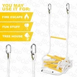 Isop Emergency Fire Escape Ladder 2-4 Storey Rope Reusable New. Price: $69.88.