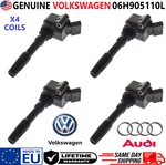 Genuine Volkswagen X4 Ignition Coils For 2013-2022 & Audi, 06H905110L Remanufactured. Price: $159.78.