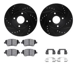 Ford Fiesta 14-19 Brake Kit Eline Series Drilled & Slotted Front New. Price: $262.06.