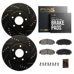 Front Drilled Slotted Rotors + Pads 2011 2012 2013 2014 Ford Mustang New. Price: $164.41.