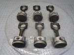 84-87 Nissan 300ZX Z31 VG30E Na Set Of 6 Engine Piston W Connecting Rod Oem Used. Price: $144.84.