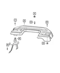 Genuine Mopar Engine Cover Bracket 68394052AA New. Price: $23.50.