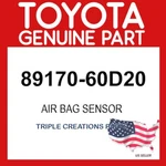 Toyota Genuine 8917060D20 Sensor Assy Safety Device 89170-60D20 Oem New. Price: $283.45.