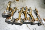 Oem Bmw E46 M52TUB25 Pistons + Connecting Rods 99-00 323I Used. Price: $152.96.