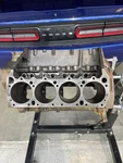 440 Mopar Engine Block (1973) With Stand For. Price: $350.00.